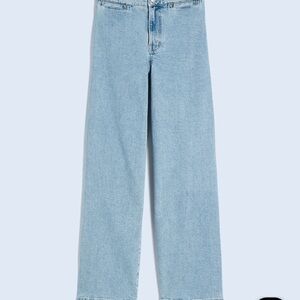 Madewell Emmett Wide-Leg Light Wash Jeans Size 24, Like New , Worn Once